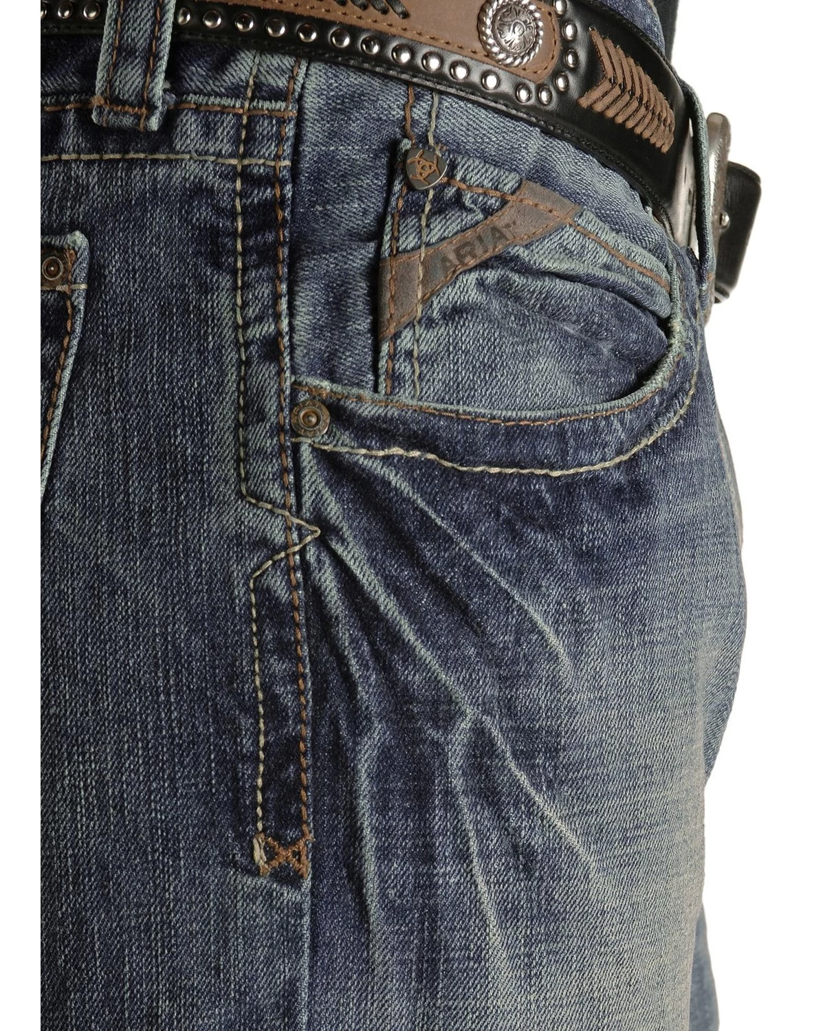 Ariat Denim Jeans - M4 Scoundrel Relaxed Fit 4 Ariat Denim Jeans - M4 Scoundrel Relaxed Fit - Image 2