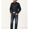 Wrangler 20X Men's No. 42 Dark Wash Slim Bootcut Jeans -Western Cowboy Clothing Store 010B18 N9 P1