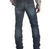 Cinch Men's Silver Label Dark Wash Mid Rise Slim Straight Performance Jeans -Western Cowboy Clothing Store 010J31 L7 P1