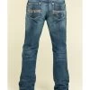 Ariat Men's M4 Coltrane Durango Medium Wash Low Rise Relaxed Bootcut Jeans -Western Cowboy Clothing Store 010J68 N9 P1