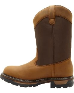 Rocky Ride Insulated Waterproof Wellington Work Boots -Western Cowboy Clothing Store 035313 41 LT