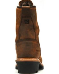 Carolina Men's Waterproof Insulated Logger Boots - Steel Toe -Western Cowboy Clothing Store 0502V5 41 BK