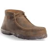 Twisted X Women's Driving Moc Work Shoes - Steel Toe -Western Cowboy Clothing Store 050J88 B1 P1