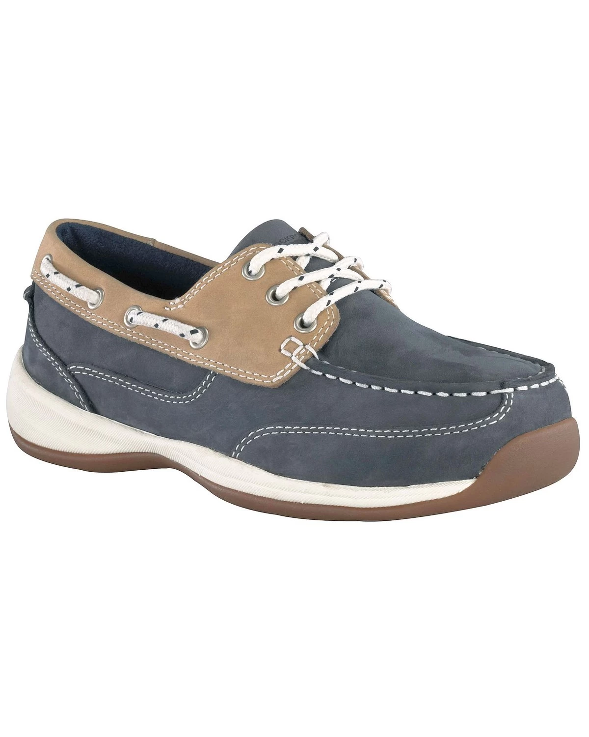 Rockport Works Women's Sailing Club Boat Shoes - Steel Toe 3 Rockport Works Women's Sailing Club Boat Shoes - Steel Toe