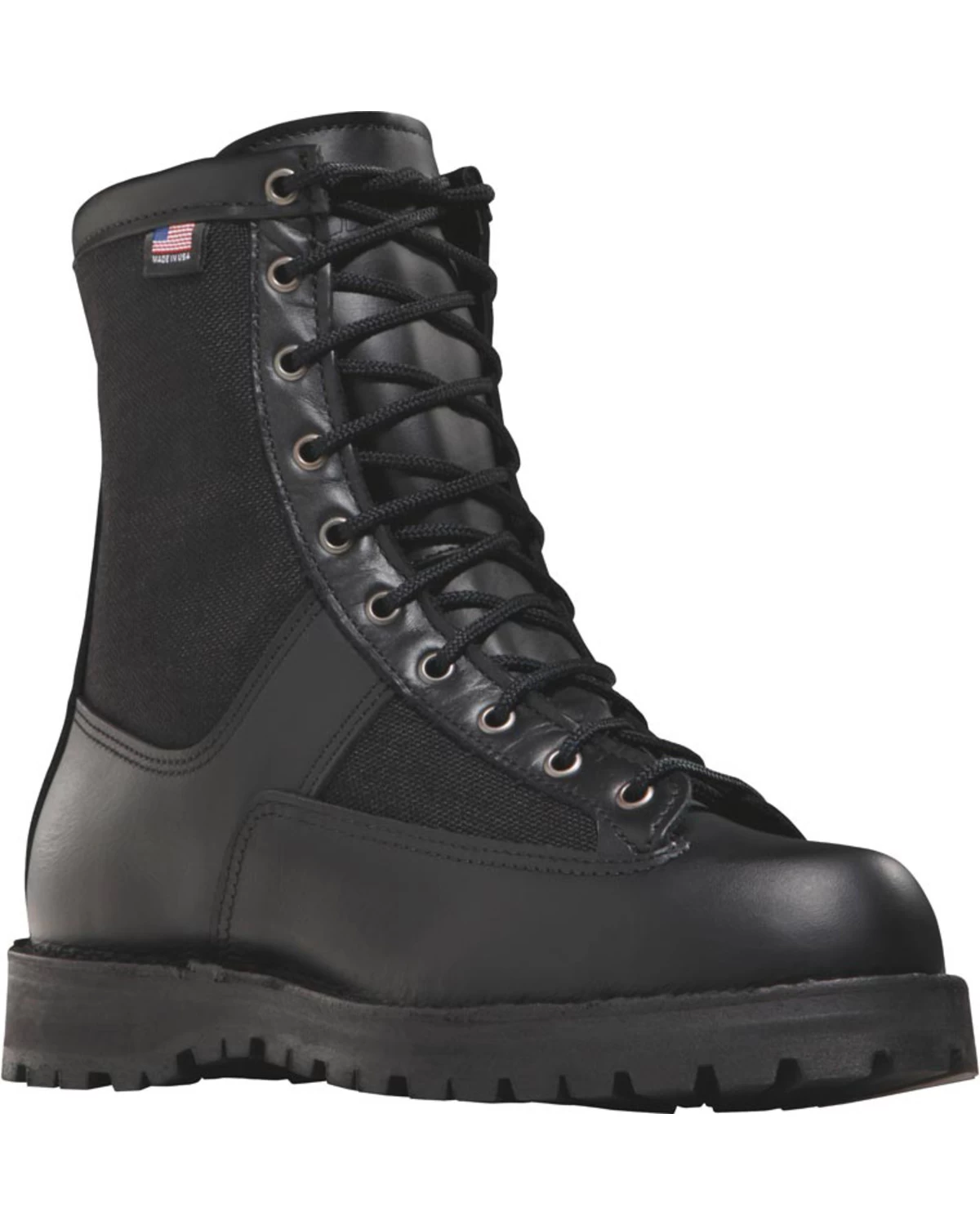 Danner Men's Black Acadia 8"" Uniform Boots - Round Toe 3 Danner Men's Black Acadia 8"" Uniform Boots - Round Toe