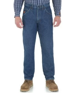 Wrangler Riggs Workwear Men's FR Relaxed Fit Jeans -Western Cowboy Clothing Store 2000005724 402 P2