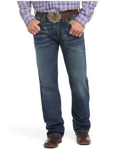 Ariat Men's M4 Adkins Relaxed Fit Stretch Bootcut Jeans -Western Cowboy Clothing Store 2000210219 400 P3