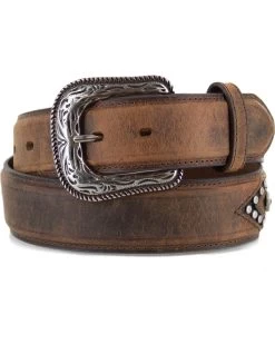 Cody James Men's Vintage Studded Concho Belt