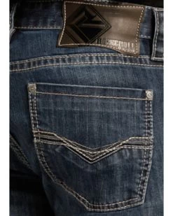 Rock & Roll Denim Men's Small "V" Reflex Revolver Slim Straight Jeans -Western Cowboy Clothing Store 2000212741 402 D2