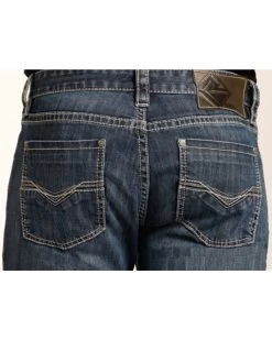 Rock & Roll Denim Men's Small "V" Reflex Revolver Slim Straight Jeans -Western Cowboy Clothing Store 2000212741 402 D4
