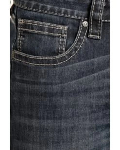 Rock & Roll Denim Men's Small "V" Reflex Revolver Slim Straight Jeans -Western Cowboy Clothing Store 2000212741 402 P4