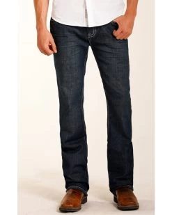Rock & Roll Denim Men's Pistol FR Straight Jeans -Western Cowboy Clothing Store 2000213956 400 P2