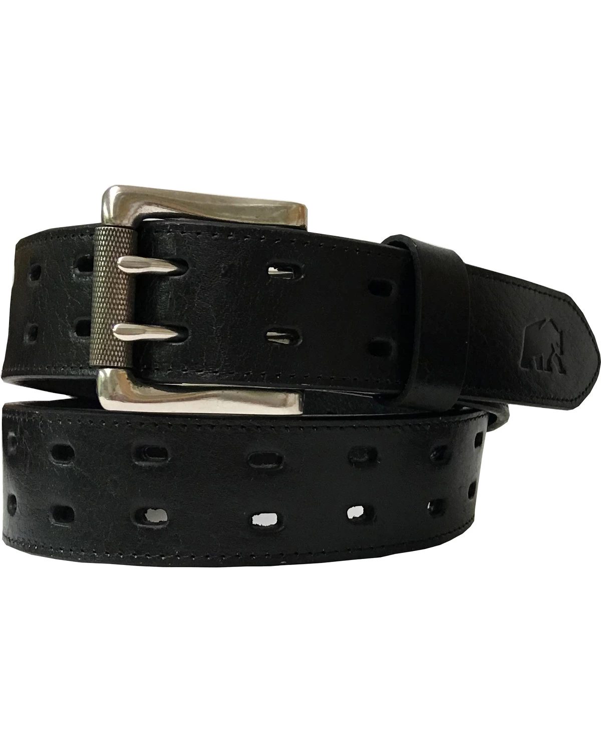Berne Men's Genuine Leather Double Row Belt 3 Berne Men's Genuine Leather Double Row Belt