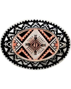 Western Express Men's Sunburst Copper Belt Buckle