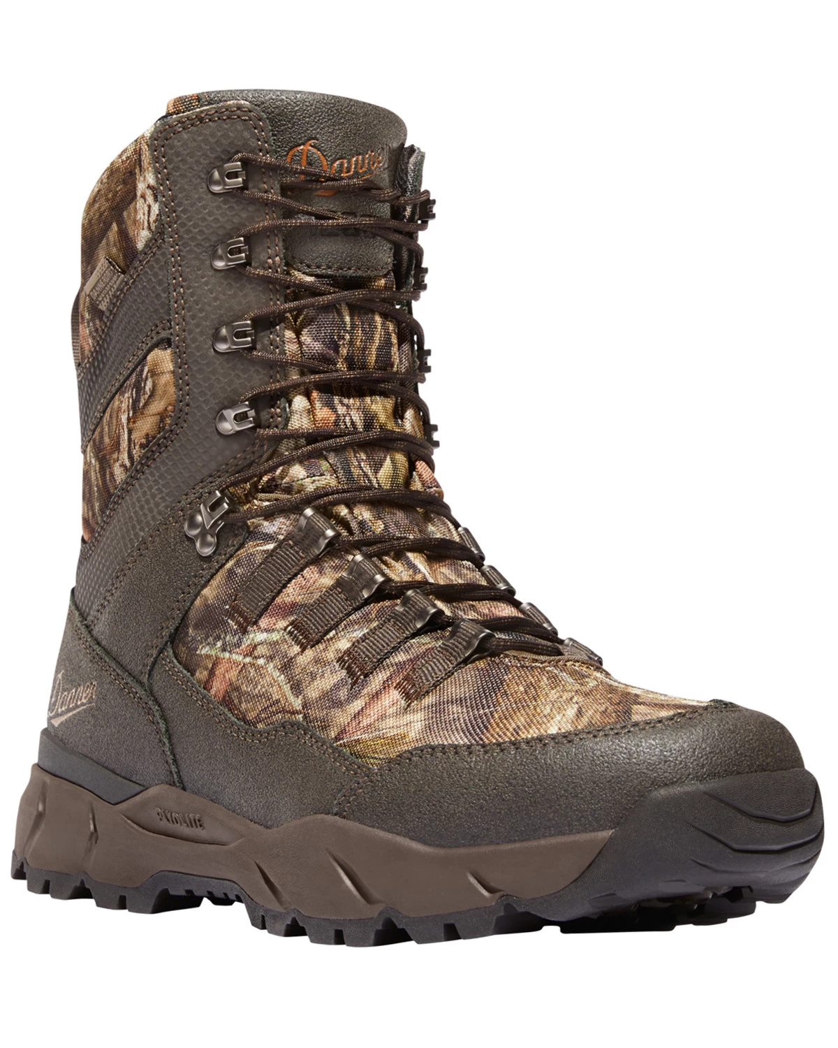Danner Men's Mossy Oak Vital 8" Lace-Up Waterproof 1200G Insulated Boots - Round Toe 3 Danner Men's Mossy Oak Vital 8" Lace-Up Waterproof 1200G Insulated Boots - Round Toe