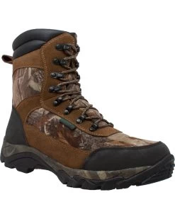 Ad Tec Men's 10" Real Tree Camo Waterproof 400G Hunting Boots