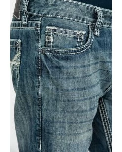 Rock & Roll Denim Men's Pistol Med Bootcut Jeans -Western Cowboy Clothing Store 2000283476 400 P4