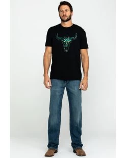 Cinch Men's Grant Medium Stonewash Mid Relaxed Bootcut Jeans -Western Cowboy Clothing Store 2000283510 402 P6