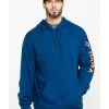 Hawx® Men's Logo Sleeve Performance Fleece Hooded Work Sweatshirt - Big & Tall -Western Cowboy Clothing Store 2000284117 400 P1