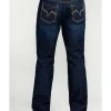 Cody James Men's FR Millikin Dark Slim Bootcut Work Jeans