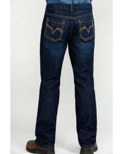 Cody James Men's FR Millikin Dark Slim Bootcut Work Jeans