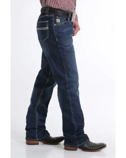 Cinch Men's Carter 2.0 Mid Stone Relaxed Bootcut Jeans -Western Cowboy Clothing Store 2000288481 402 P3
