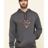 Hawx Men's Gray Tech Logo Hooded Work Sweatshirt - Tall -Western Cowboy Clothing Store 2000297060 021 P1