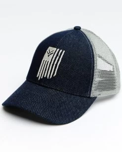 Hawx Men's Flag Logo Mesh Cap
