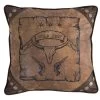Carstens Home Wild West Country Faux Leather Throw Pillow -Western Cowboy Clothing Store 2000315022 200 P1