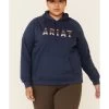 Ariat Women's R.E.A.L. Serape Logo Hoodie Sweatshirt - Plus