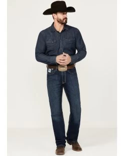 Cinch Men's White Label Performance Dark Relaxed Straight Jeans