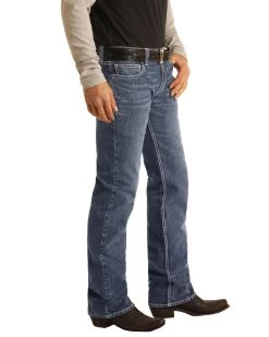 Rock & Roll Denim Men's FR Pistol Light Classic Straight Work Jeans -Western Cowboy Clothing Store 2000323862 400 P3