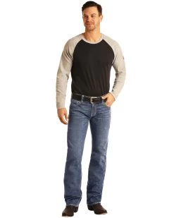 Rock & Roll Denim Men's FR Pistol Light Classic Straight Work Jeans -Western Cowboy Clothing Store 2000323862 400 P5
