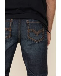 Moonshine Spirit Men's Eating Iron Dark Stretch Slim Straight Jeans 10 Moonshine Spirit Men's Eating Iron Dark Stretch Slim Straight Jeans -Western Cowboy Clothing Store 2000325524 400 P4