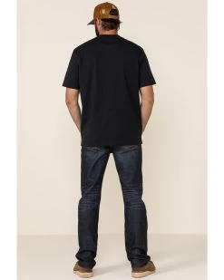 Moonshine Spirit Men's Eating Iron Dark Stretch Slim Straight Jeans 11 Moonshine Spirit Men's Eating Iron Dark Stretch Slim Straight Jeans -Western Cowboy Clothing Store 2000325524 400 P5