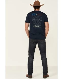 Cody James Men's Barn Sour Dark Wash Stretch Slim Straight Jeans -Western Cowboy Clothing Store 2000325573 400 P3