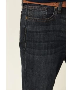 Cody James Men's Barn Sour Dark Wash Stretch Slim Straight Jeans -Western Cowboy Clothing Store 2000325573 400 P5