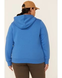 Carhartt Women's Clarksburg Zip-Front Hooded Work Sweatshirt - Plus -Western Cowboy Clothing Store 2000330886 420 P4