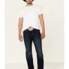 Rock 47 By Wrangler Men's Boogie Woogie Dark Stretch Slim Straight Jeans