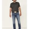 Cody James Men's Bronco Medium Wash Stackable Straight Stretch Jeans -Western Cowboy Clothing Store 2000332558 400 P1