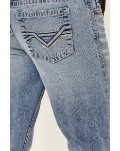 Cody James Men's Flash Light-Wash Slim Bootcut Jeans -Western Cowboy Clothing Store 2000332560 400 P4