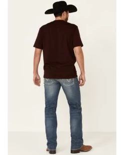 Rock & Roll Denim Men's Pistol Med Stretch Regular Straight Leg Jeans