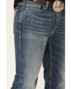 Rock & Roll Denim Men's Pistol Med Stretch Regular Straight Leg Jeans 10 Rock & Roll Denim Men's Pistol Med Stretch Regular Straight Leg Jeans -Western Cowboy Clothing Store 2000333353 400 P4