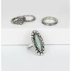 Prime Time Women's Silver Turquoise Ring Set -Western Cowboy Clothing Store 2000333944 040 P1