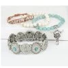 Prime Time Women's Concho Bead & Bull Horn Charm Bracelet Set -Western Cowboy Clothing Store 2000334004 040 P1