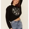 Country Deep Women's Hotter Then A 2 Dollar Cropped Hooded Sweatshirt -Western Cowboy Clothing Store 2000335282 001 P1