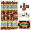 HiEnd Accents Navajo 9pc Bath Accessory & Mesa Towel Set -Western Cowboy Clothing Store 2000337769 900 P1