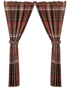 HiEnd Accents Jackson Plaid Curtains