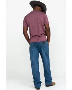 Wrangler 20X Men's Admiral Blue Relaxed Competition Bootcut Jeans - Long