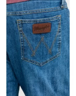 Wrangler 20X Men's Admiral Blue Relaxed Competition Bootcut Jeans - Long -Western Cowboy Clothing Store 2000338084 400 P4